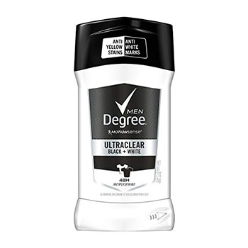 Best Stainless Deodorants Degree Men UltraClear Antiperspirant Deodorant, Black + White
