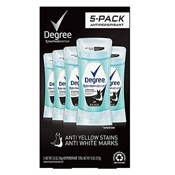 Best Stainless Deodorants Degree UltraClear Antiperspirant Deodorant, Black + White 5 pack
