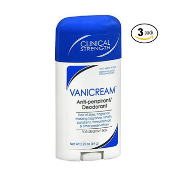 Best Antiperspirants for Sensitive Skin Vanicream Antiperspirant/Deodorant for Sensitive Skin 3 pack