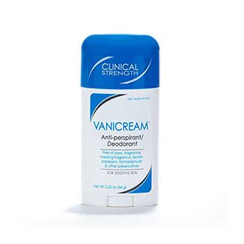 Best Antiperspirants for Sensitive Skin Vanicream Antiperspirant/Deodorant for Sensitive Skin