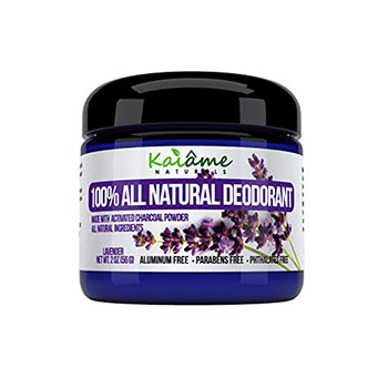 Best Charcoal Deodorants Kaiame Naturals Best Natural Deodorant with Activated Charcoal Powder